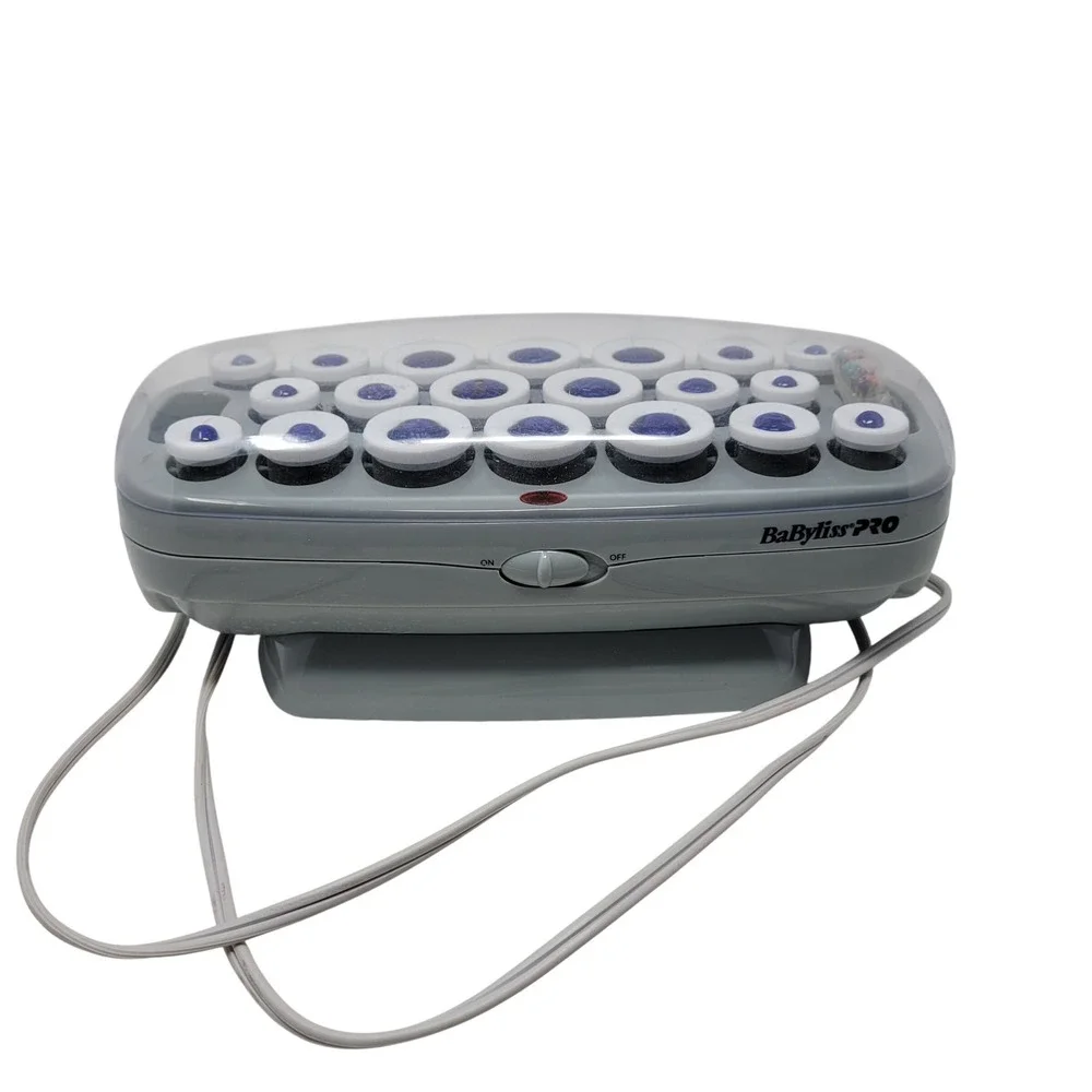 BaByliss‎ Pro Ceramic Roller Set Hair Curlers 20 Far Infrared Heat Styling Aid